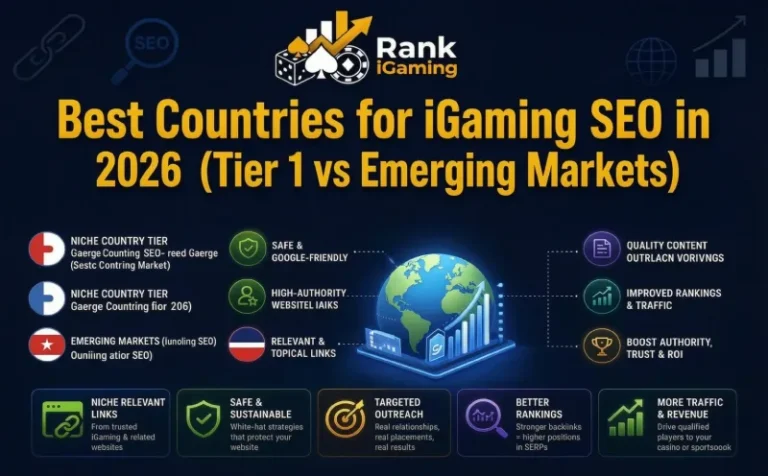 Best Countries for iGaming SEO in 2026 (Tier 1 vs Emerging Markets)