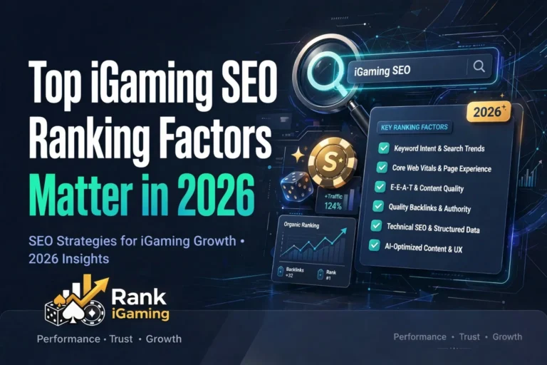 Top iGaming SEO Ranking Factors That Matter in 2026