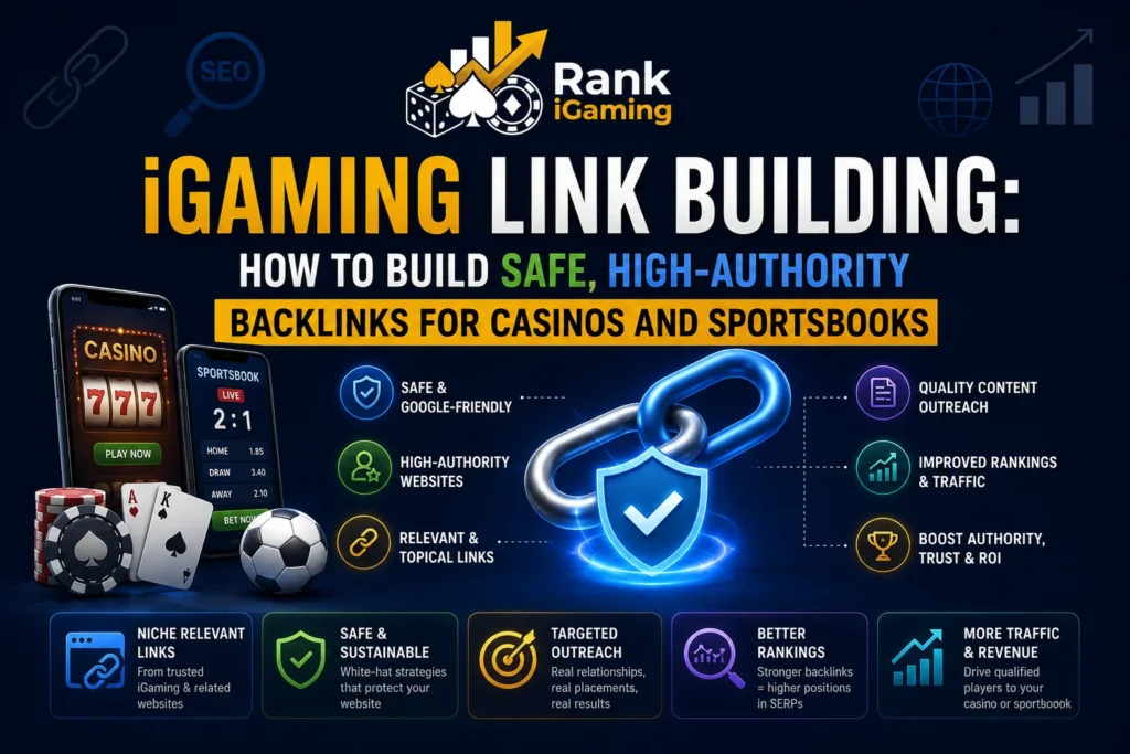 iGaming Link Building: Backlinks for Casinos & Sportsbook