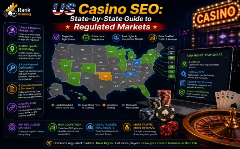 US Casino SEO: State-by-State Guide to Regulated Markets