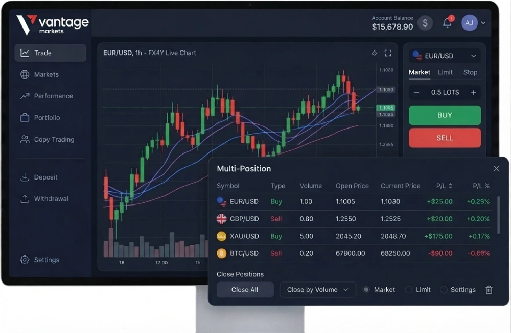 Trading platforms vantage markets